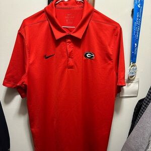 Georgia Nike Red Polo
